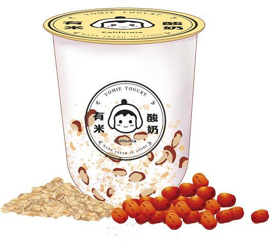 Jujube Oats Yogurt