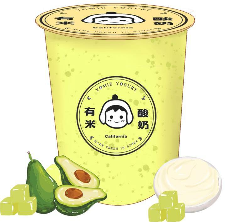 Avocado Fruit Yogurt